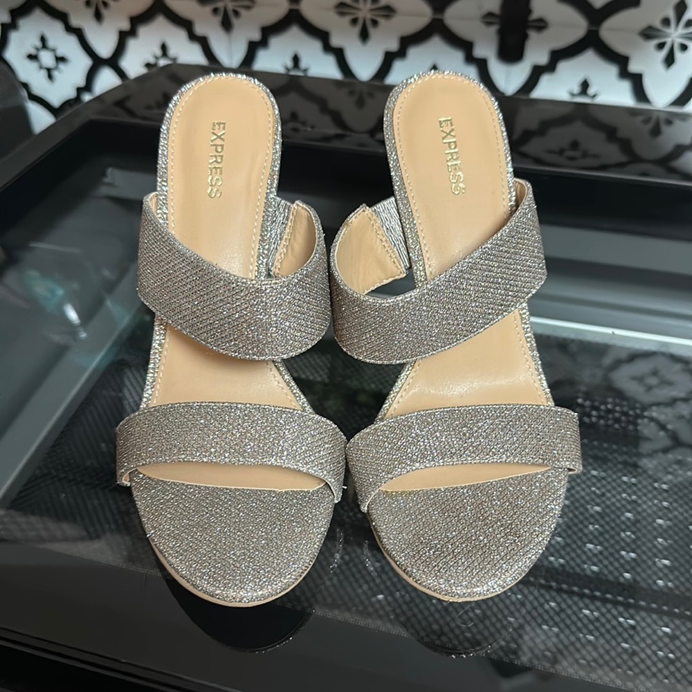 Express, Glitter Stilettos Sz 8